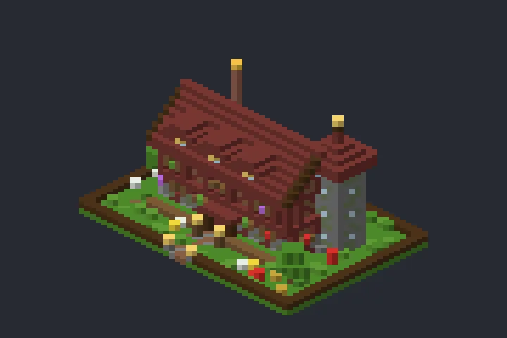 Casa Mágica da Neblina no Minecraft