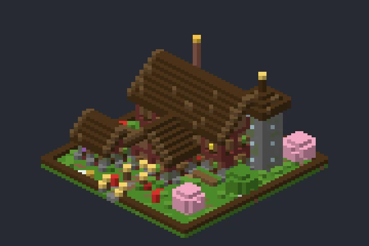 Casa Mágica do Inverno no Minecraft
