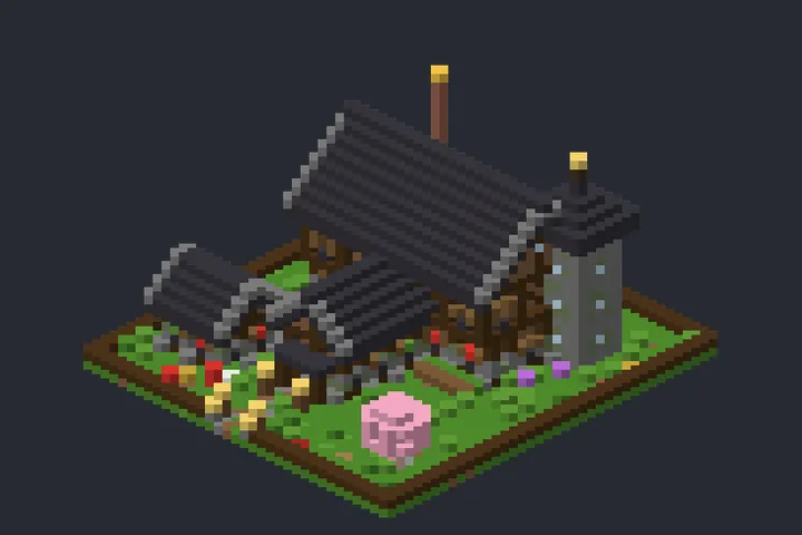 Casa Mágica do Planalto no Minecraft
