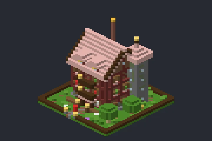 Casa Mágica do Vale no Minecraft