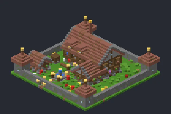 Casa Medieval da Lua no Minecraft