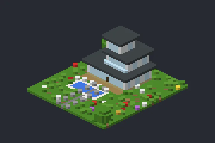 Casa Moderna do Bosque no Minecraft