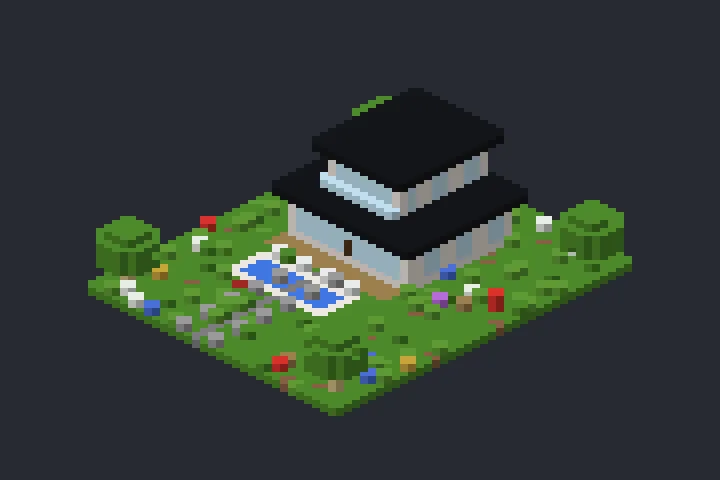 Casa Moderna do Sol no Minecraft