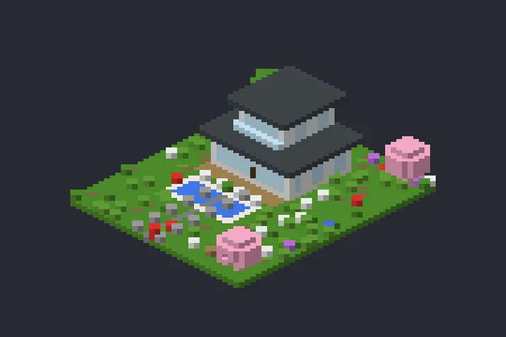 Casa Moderna do Vale no Minecraft