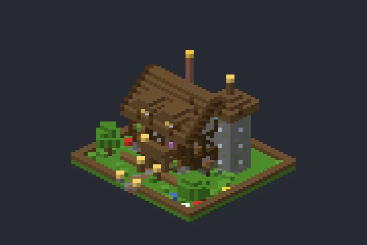 Casarão Medieval do Recanto no Minecraft