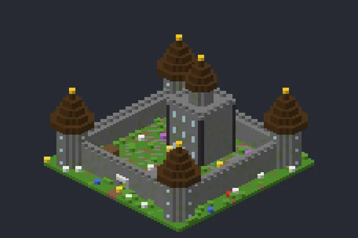Castelo da Montanha no Minecraft