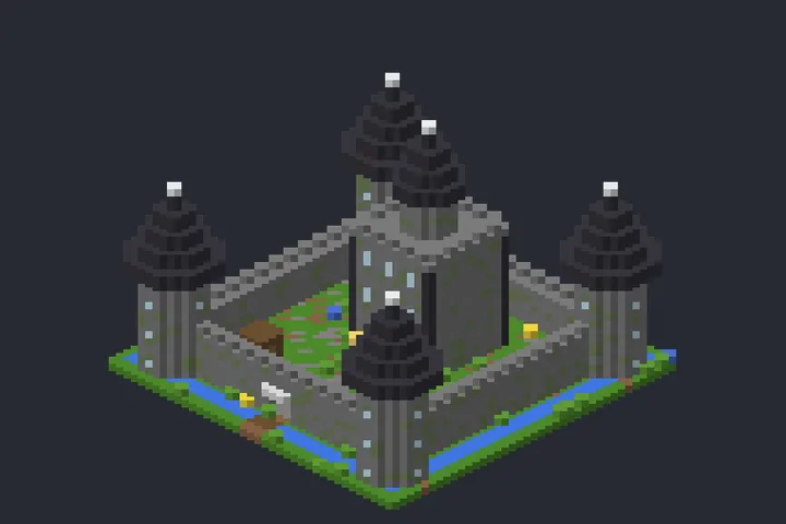 Castelo da Pedra no Minecraft