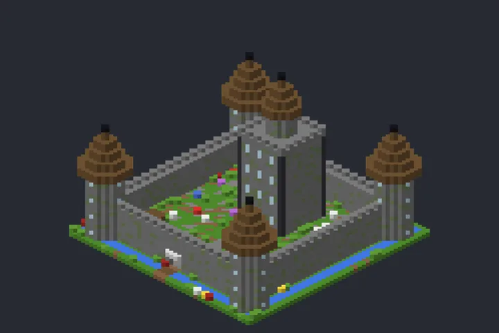 Castelo da Primavera no Minecraft