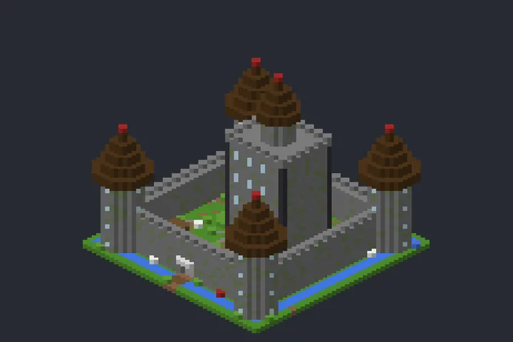 Castelo do Inverno no Minecraft