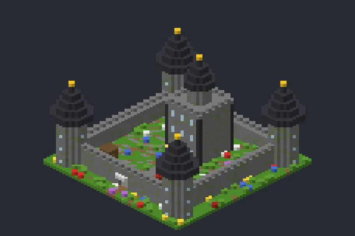 Castelo do Lírio no Minecraft