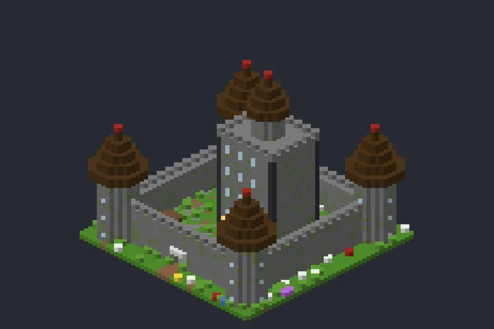 Castelo do Riacho no Minecraft