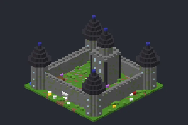 Castelo Real da Trilha no Minecraft