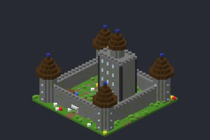 Castelo Real das Pedras no Minecraft
