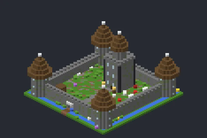 Castelo Real do Sol no Minecraft