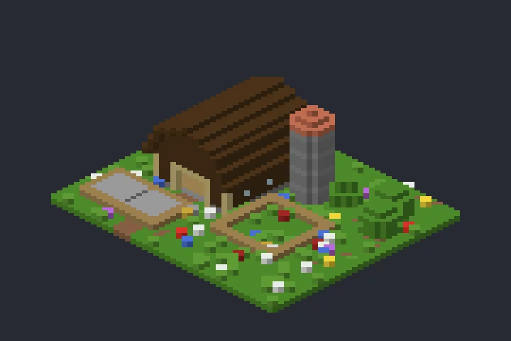 Celeiro da Enseada no Minecraft