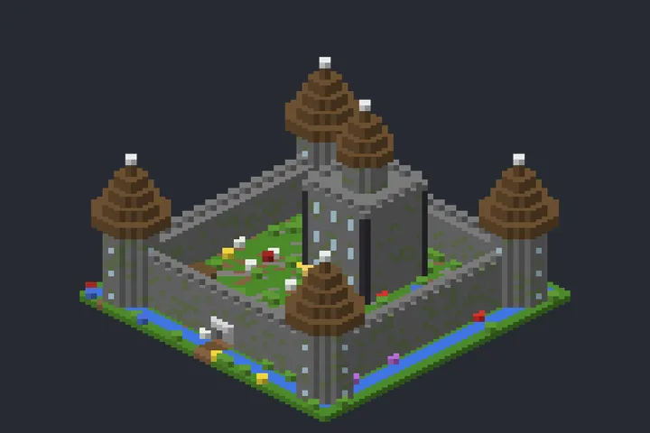 Cidadela da Campina no Minecraft