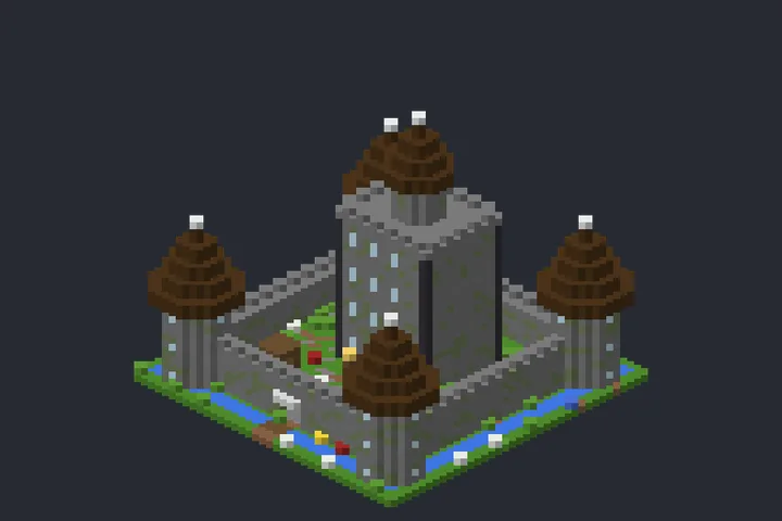 Cidadela do Carvalho no Minecraft