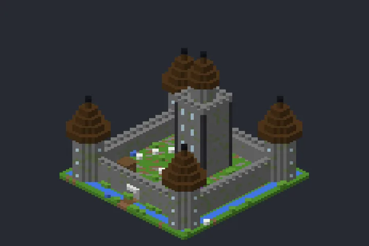Cidadela do Mirante no Minecraft