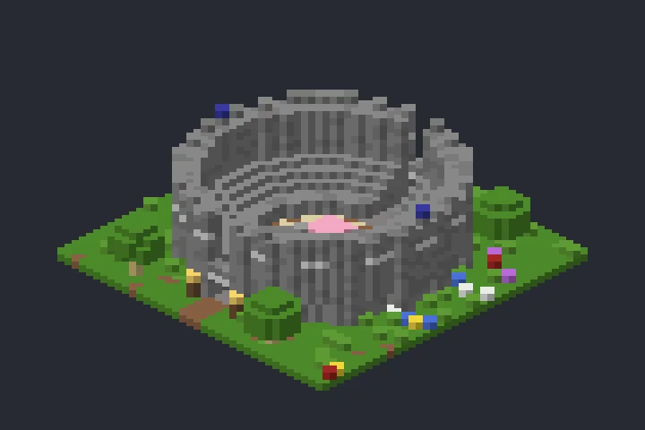 Coliseu da Vila no Minecraft