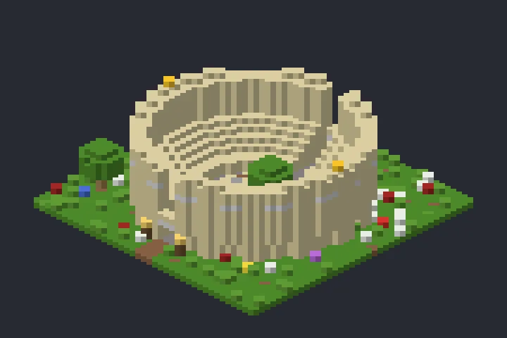 Coliseu do Outono no Minecraft