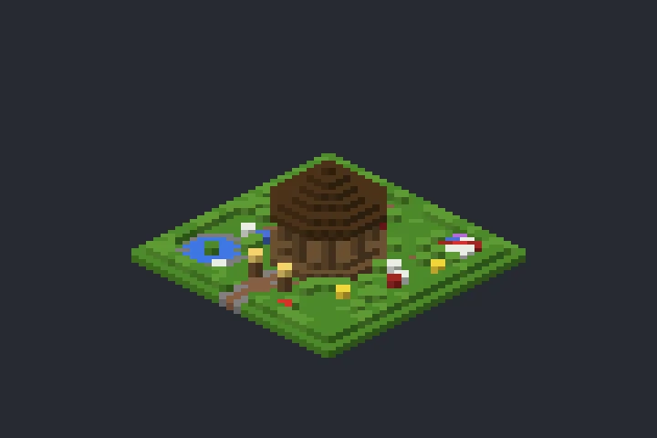 Coreto da Serra no Minecraft