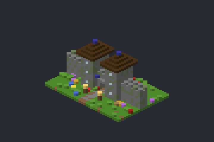 Entrada Fortificada do Bambuzal no Minecraft