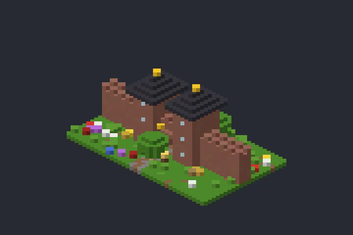 Entrada Fortificada do Campo no Minecraft