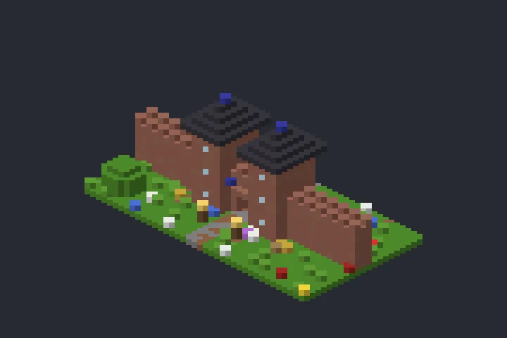 Entrada Fortificada do Jardim no Minecraft