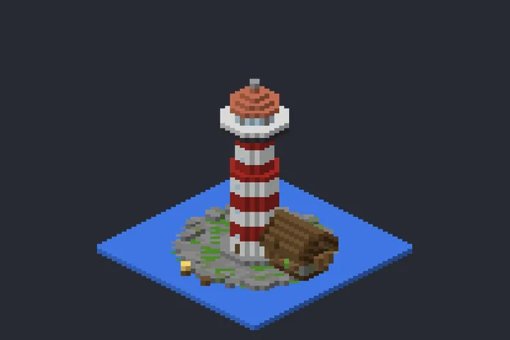 Farol Antigo da Campina no Minecraft