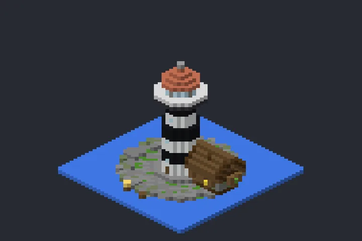Farol Antigo da Serra no Minecraft