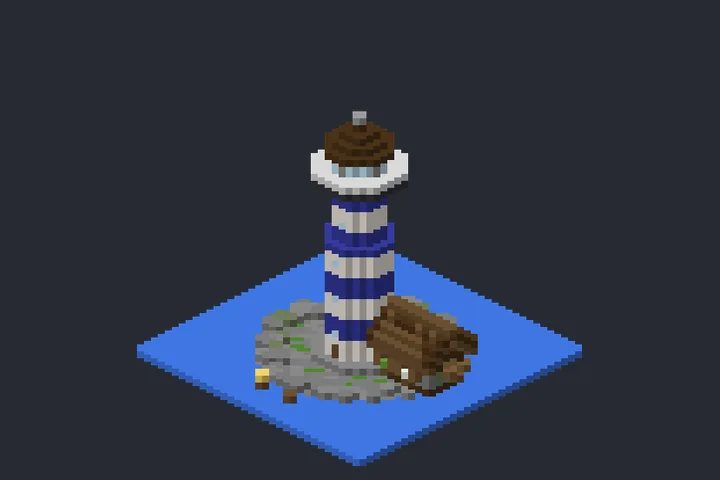 Farol Antigo do Bambuzal no Minecraft