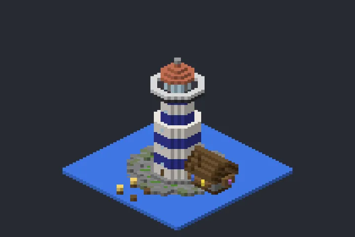 Farol Antigo do Moinho no Minecraft
