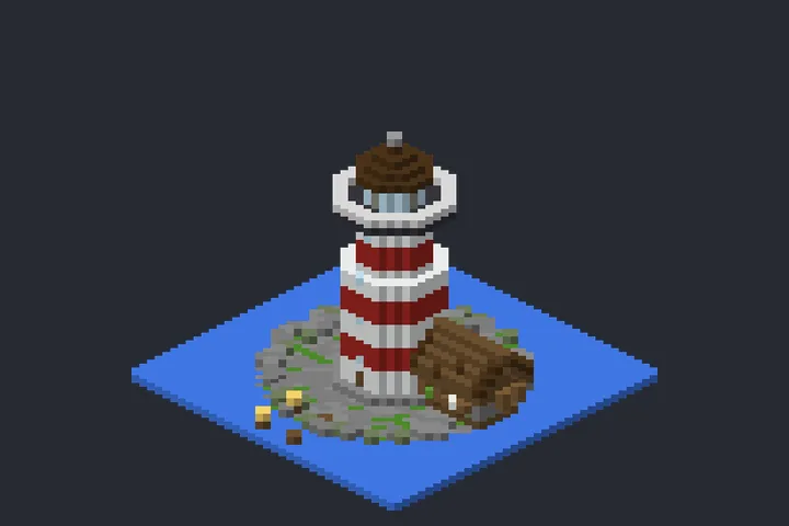 Farol da Costa da Brisa no Minecraft