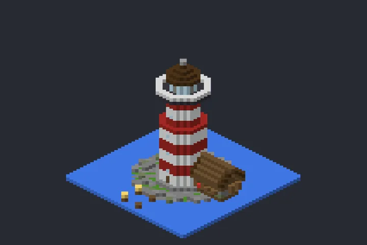 Farol do Lírio no Minecraft