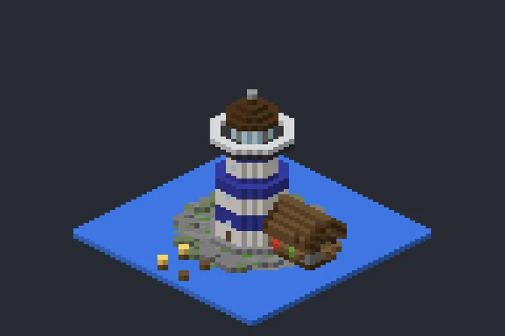 Farol do Moinho no Minecraft