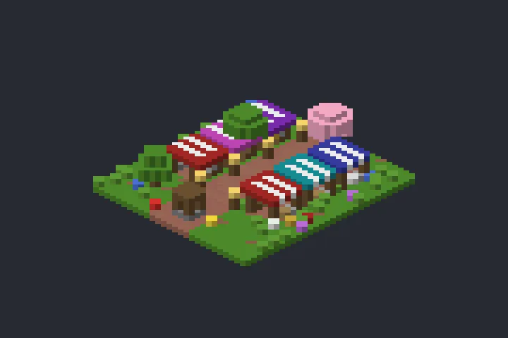 Feira da Floresta no Minecraft