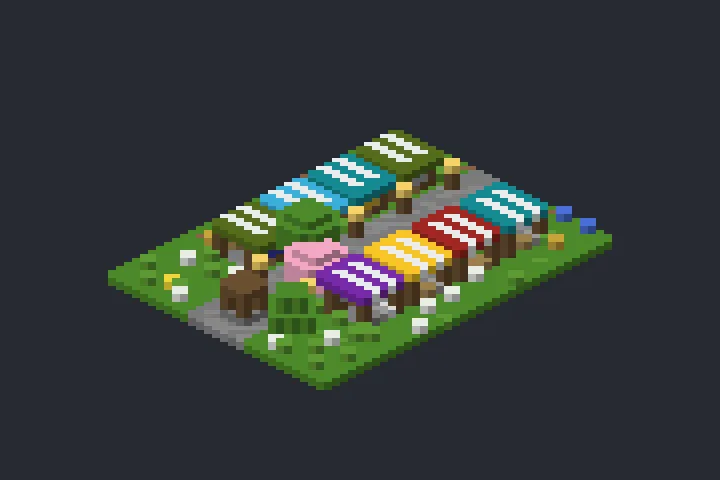 Feira da Primavera no Minecraft