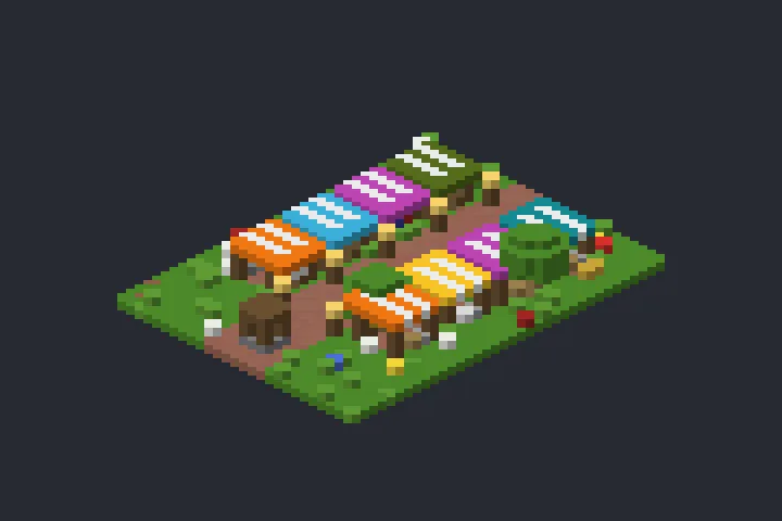 Feira da Vila do Recanto no Minecraft