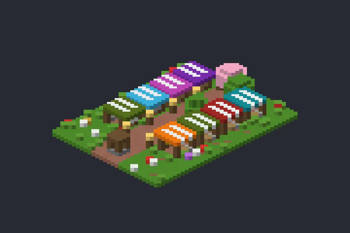 Feira do Crepúsculo no Minecraft