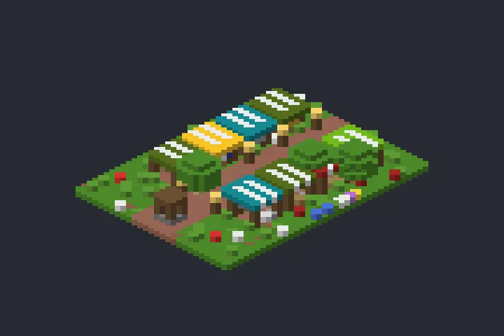 Feira do Inverno no Minecraft