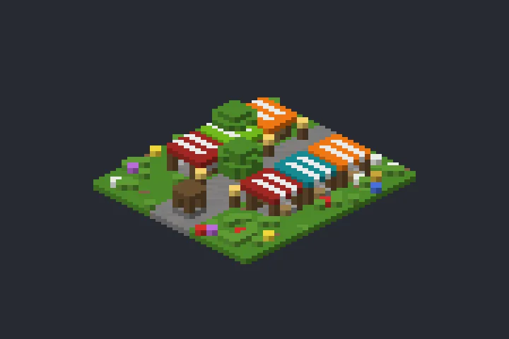 Feira do Ipê no Minecraft