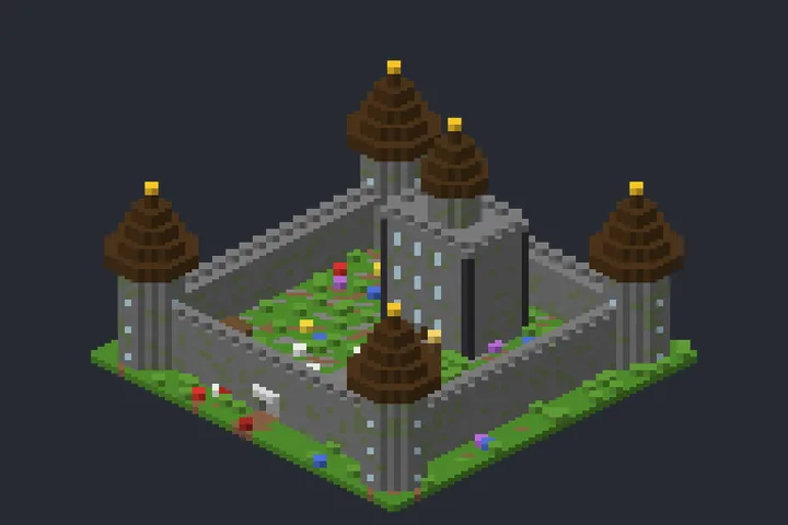 Fortaleza da Campina no Minecraft