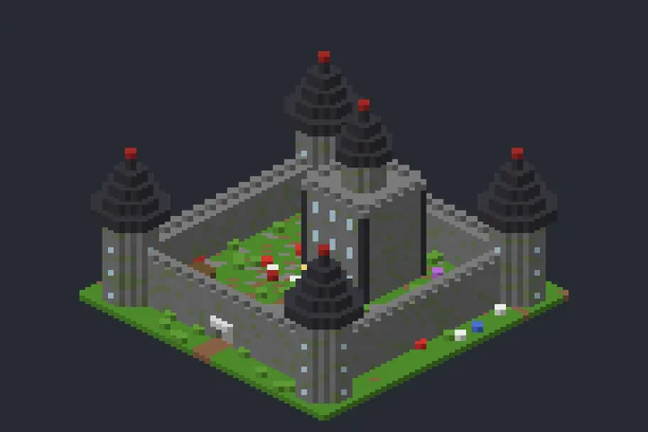 Fortaleza do Pôr do Sol no Minecraft