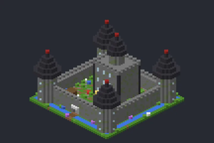 Forte do Vale no Minecraft
