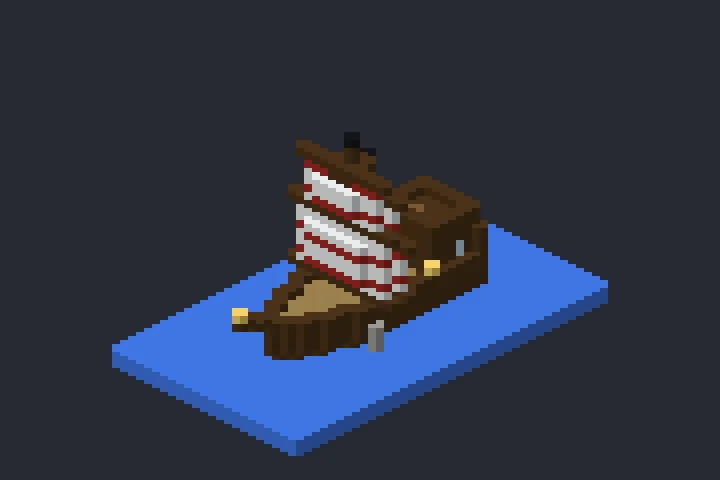 Galeão da Aurora no Minecraft