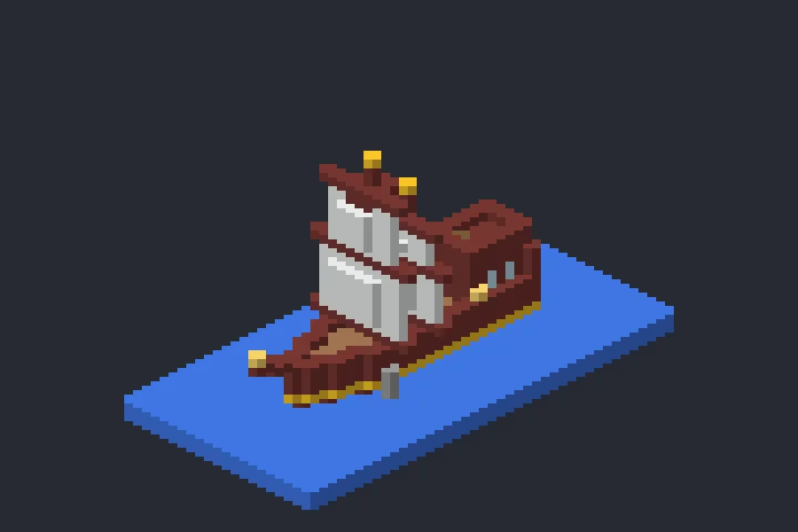 Galeão do Ipê no Minecraft