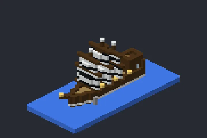 Galeão do Outono no Minecraft