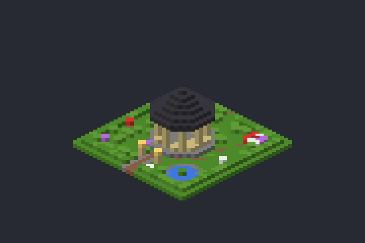 Gazebo da Primavera no Minecraft