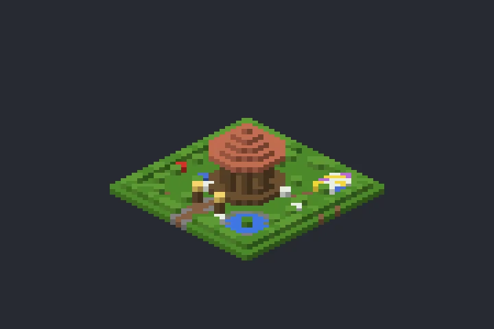 Gazebo do Bambuzal no Minecraft