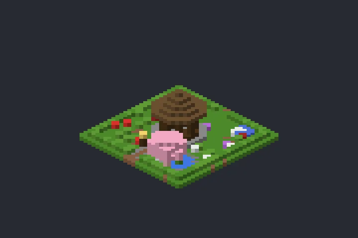Gazebo do Jardim da Pedra no Minecraft